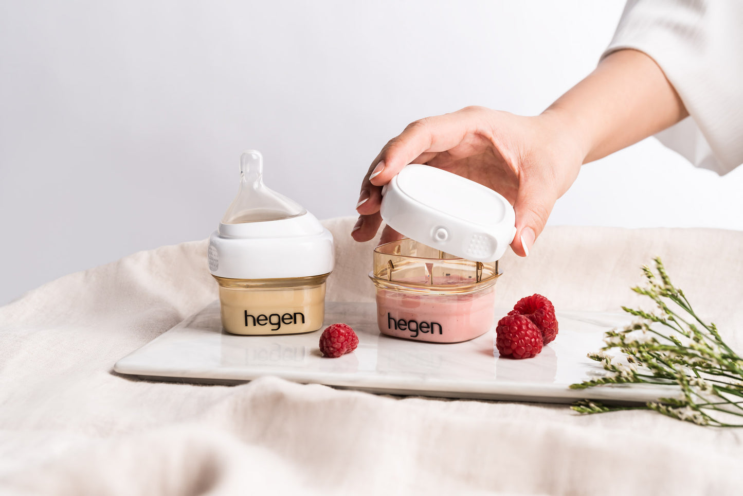 Hegen PCTO™ 60ml Feeding Bottle PPSU WHITE with Extra Slow Flow Teat (0 months)