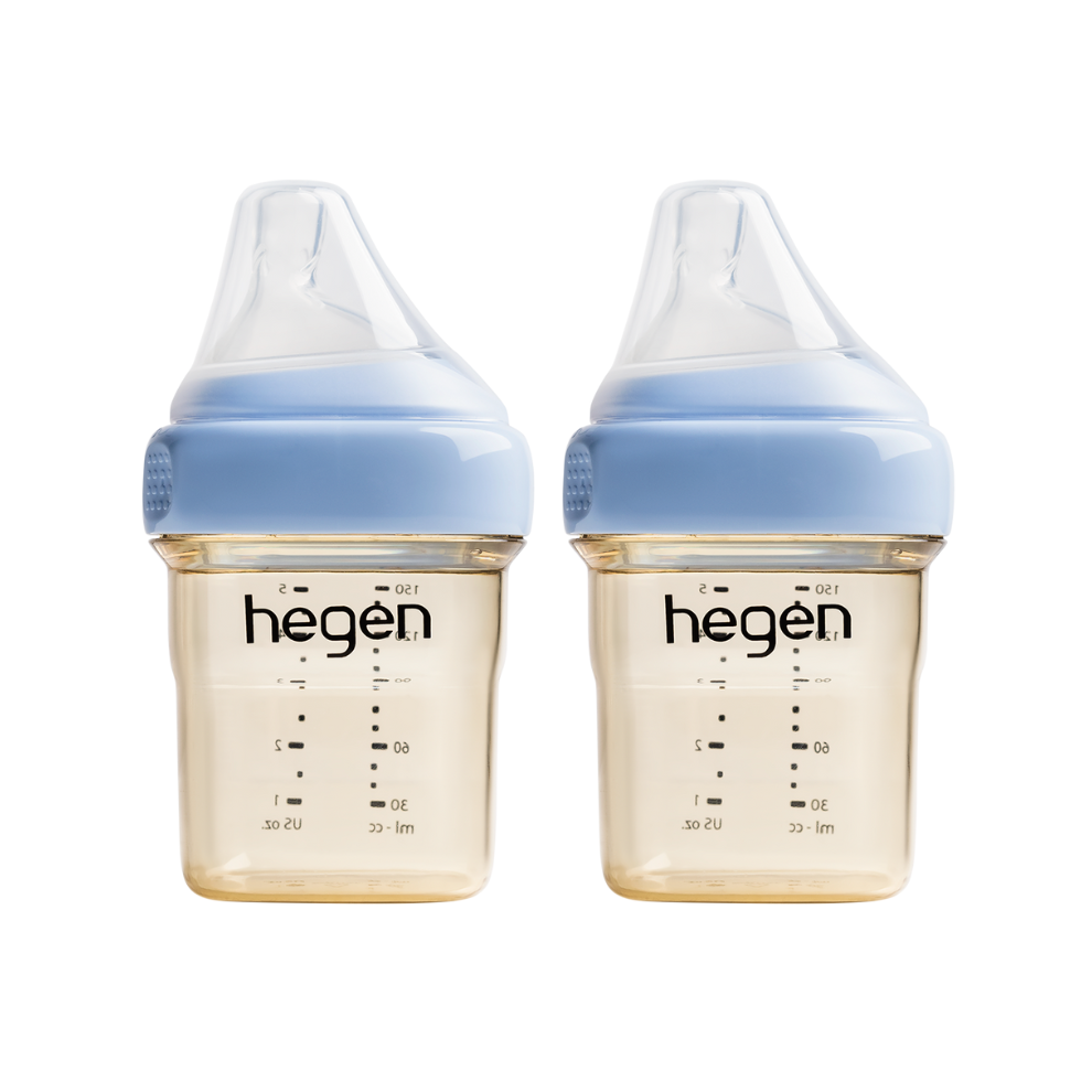 Hegen PCTO™ 150ml Feeding Bottle PPSU, 2-Pack with 2 x Slow Flow Teat (1 to 3 Months)