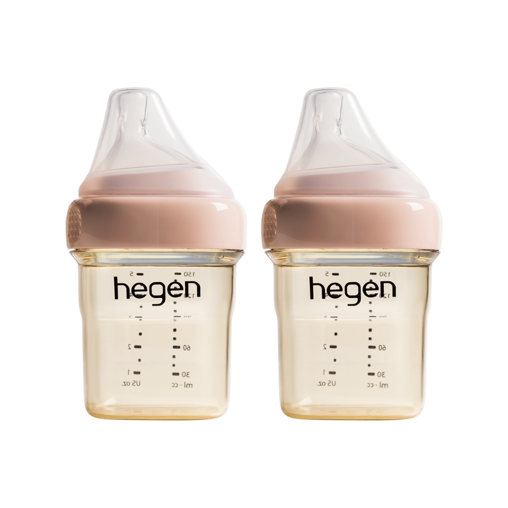 Hegen PCTO™ 150ml Feeding Bottle PPSU, 2-Pack with 2 x Slow Flow Teat (1 to 3 Months)