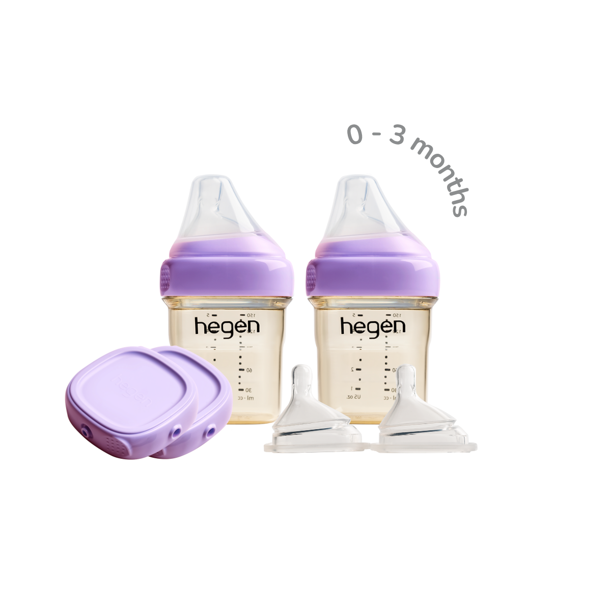 Hegen Newborn Bottle Set (150ml)