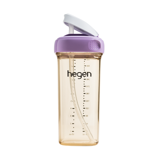 Hegen PCTO™ 330ml Straw Cup PPSU Purple (9 Months +)