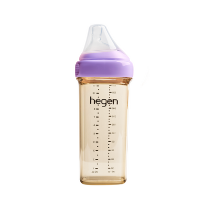 Hegen PCTO™ 330ml Feeding Bottle PPSU PURPLE with Fast Flow Teat (6 months and beyond)