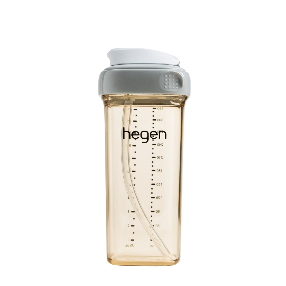 Hegen PCTO™ 330ml Straw Cup PPSU Grey (9 Months +)