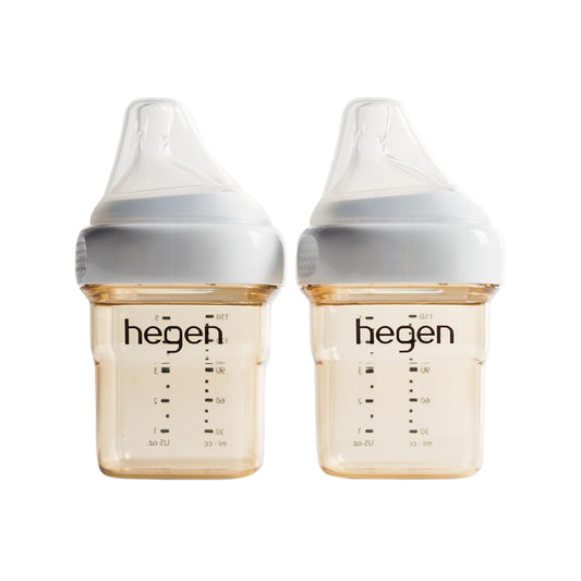 Hegen PCTO™ 150ml Feeding Bottle PPSU, 2-Pack with 2 x Slow Flow Teat (0 to 3 Months)